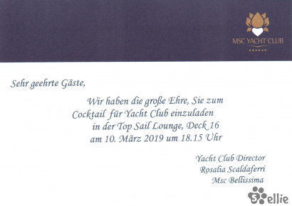 Einladung | Yacht Club Party