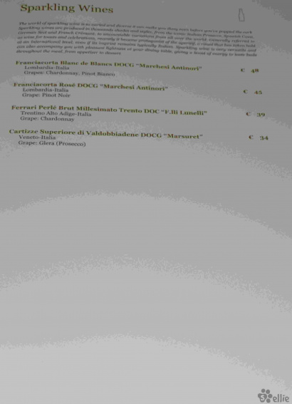 Yacht Club Wine List